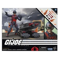 Hasbro G.I Joe Classified Series Scrap-Iron and Anti-Armor Drone 6-in Action Figure Set 2-Pack