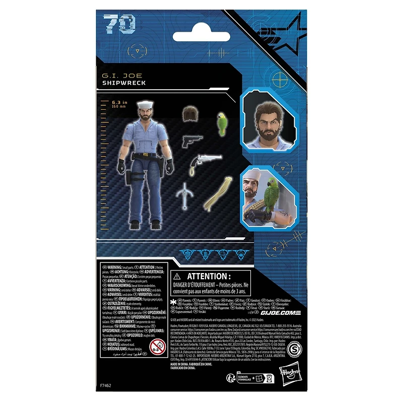 Hasbro G.I Joe Classified Series Shipwreck 6-in Action Figure