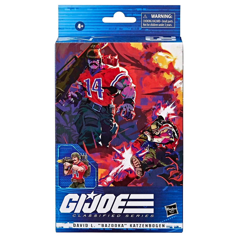 Hasbro G.I Joe Classified Series David L. (Bazooka) Katzenbogen 6-in Action Figure
