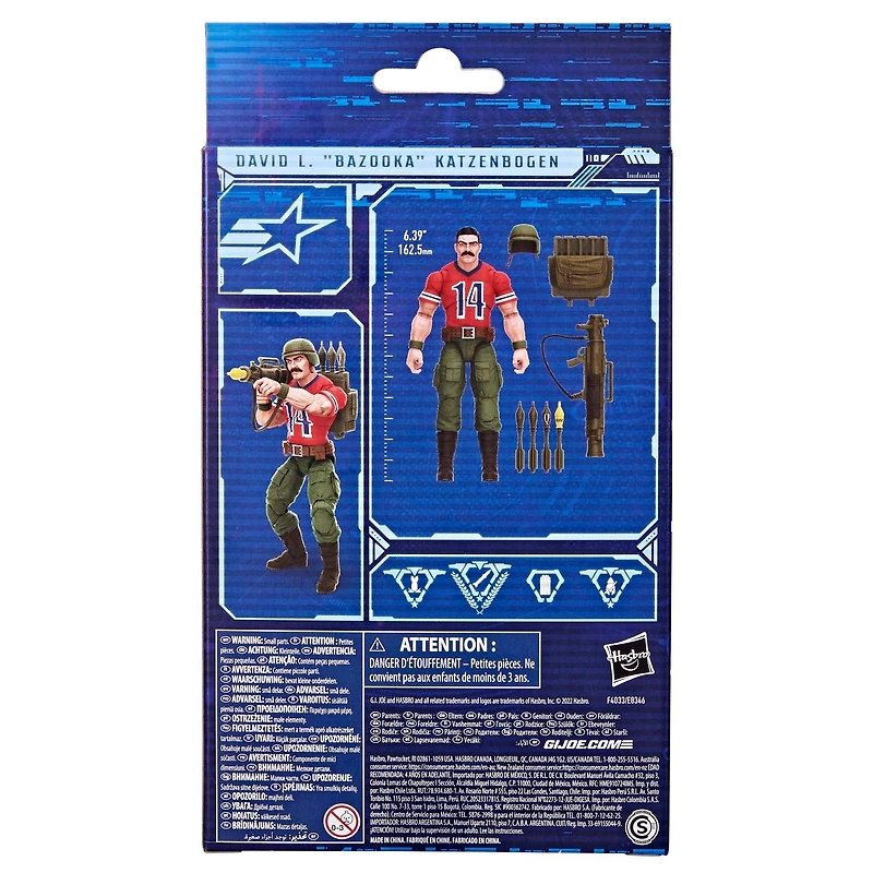 Hasbro G.I Joe Classified Series David L. (Bazooka) Katzenbogen 6-in Action Figure
