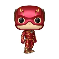 Funko POP! Movies: The Flash -The Flash (Metallic Suit) 4-in Vinyl Figure GameStop Exclusive