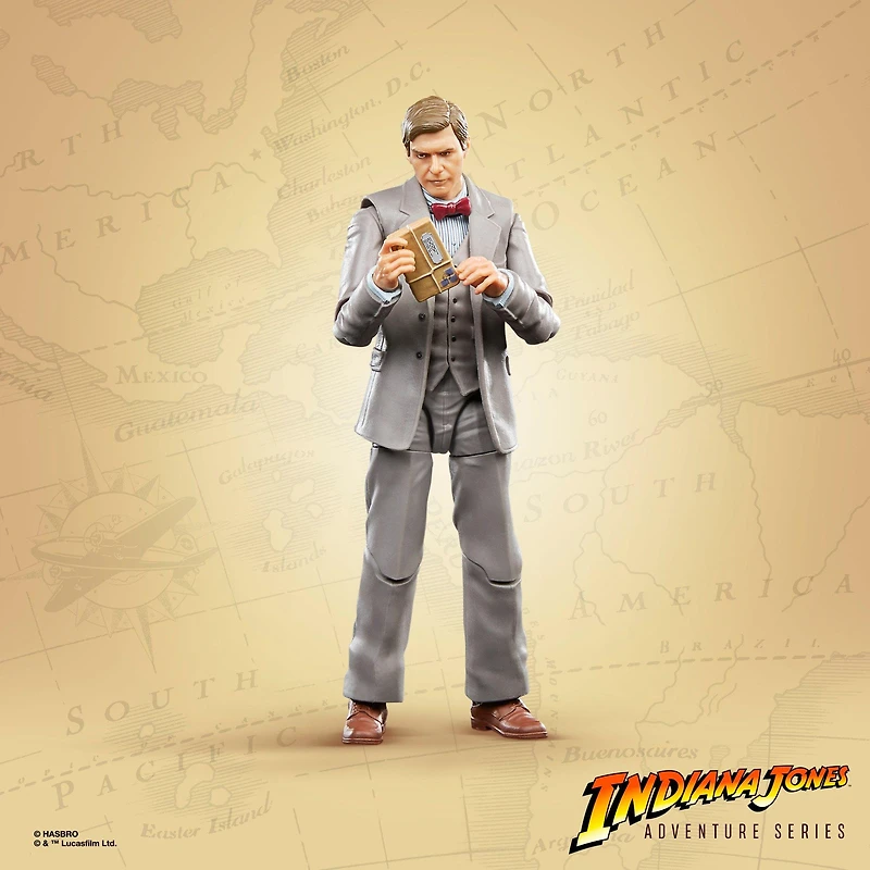 Hasbro Indiana Jones Adventure Series Indiana Jones (Professor) 6-in Action Figure
