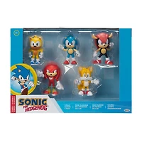Jakks Pacific Sonic The Hedgehog 2.5 in Classic Figure Set 5-Pack