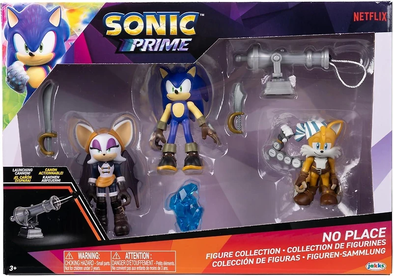 Jakks Pacific Sonic Prime No Place Collection 2.5-in Figure Multipack