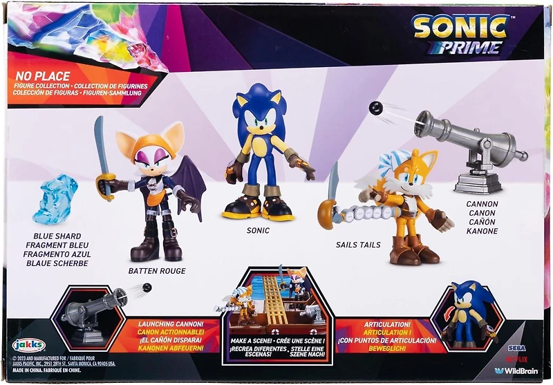 Jakks Pacific Sonic Prime No Place Collection 2.5-in Figure Multipack
