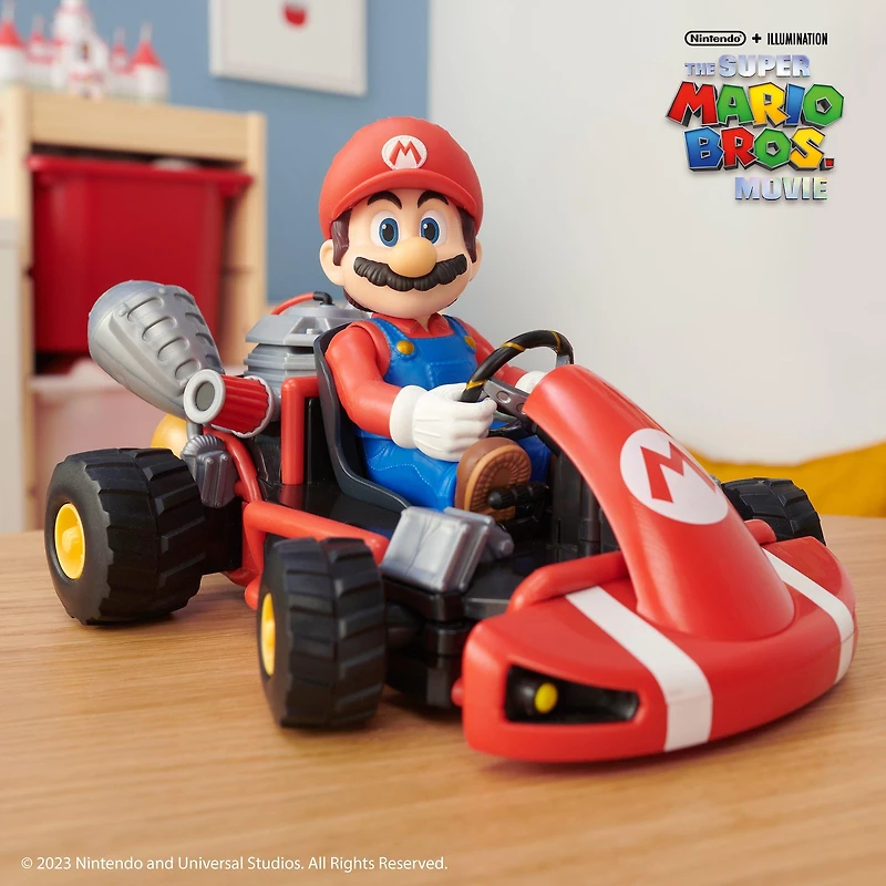 Jakks Pacific The Super Mario Bros. Movie Mario Rumble R/C Kart Racer