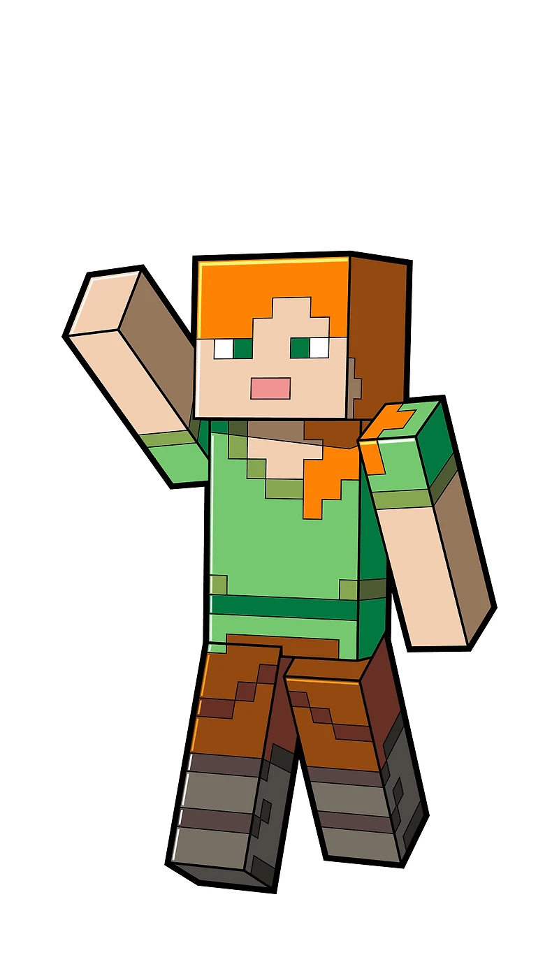 FiGPiN Minecraft Alex 3-in Collectible Enamel Pin
