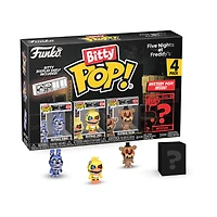 Funko Bitty POP! Five Nights at Freddy's 0.9-in Vinyl Figure Set 4-Pack (Bonnie, Chica, Freddy