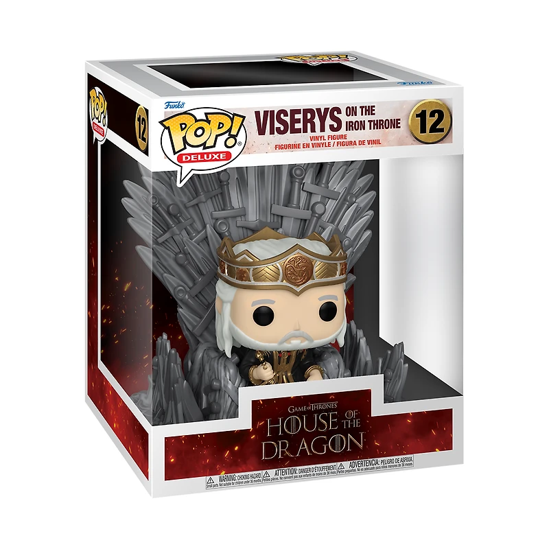 Funko POP! Deluxe: Game of Thrones: House of the Dragon Viserys Targaryen 6.85-in Vinyl Figure