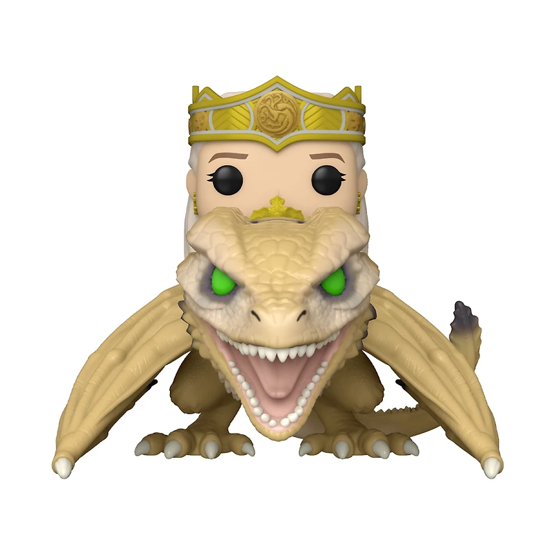 Funko POP! Ride Deluxe: Game of Thrones: House of the Dragon Queen Rhaenyra with Syrax 5-in Vinyl Figure