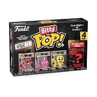 Funko Bitty POP! Five Nights at Freddy's 0.9-in Vinyl Figure Set 4-Pack (Foxy the Pirate, Cupcake, Chica