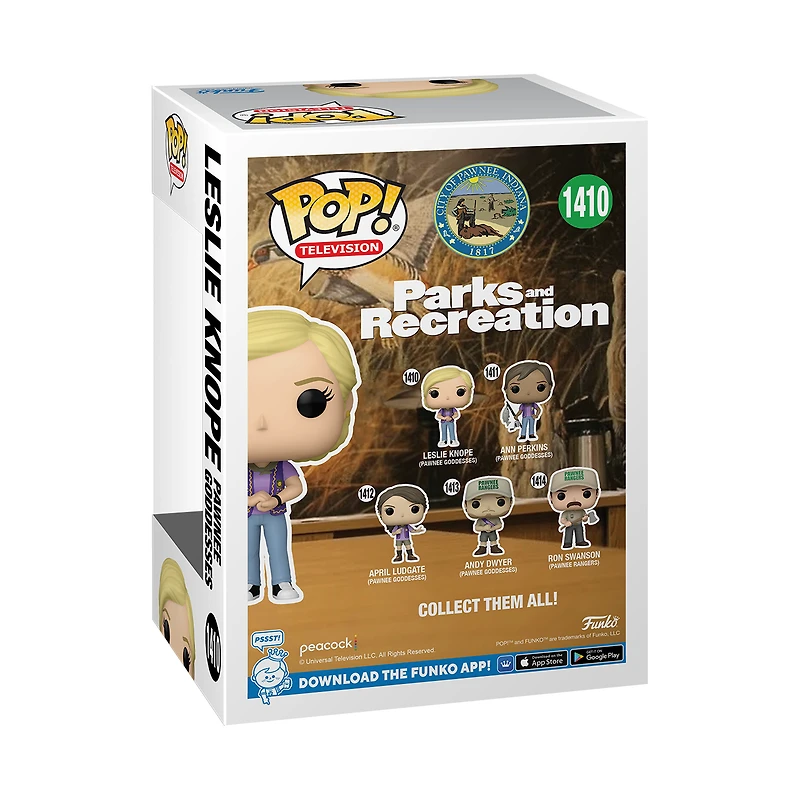 Funko POP! Television: Parks and Recreation Leslie Knope (Pawnee Goddesses) 3.95-in Vinyl Figure