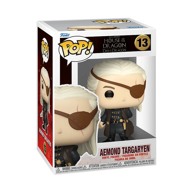 Funko POP! Television: Game of Thrones: House of the Dragon Aemond Targaryen (or Chase) 3.9-in Vinyl Figure