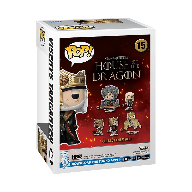 Funko POP! Television: Game of Thrones: House of the Dragon Masked Targaryen (or Chase) 3.9-in Vinyl Figure