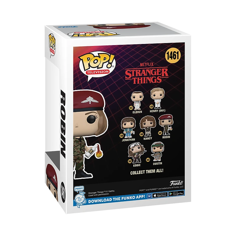 Funko POP! Television Stranger Things Season 4 Robin 3.95-in Vinyl Figure