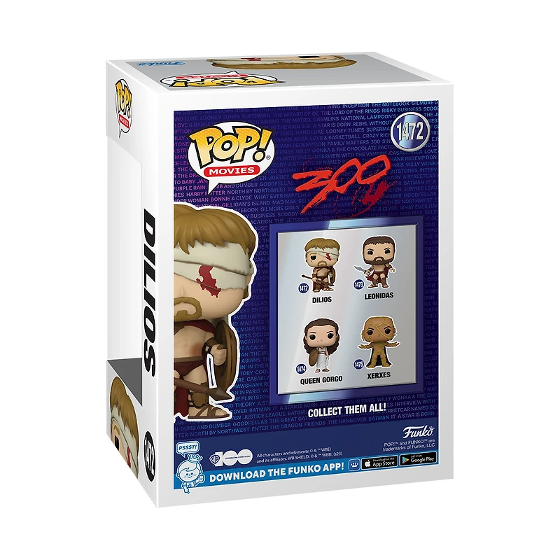 Funko POP! Movies: 300 Dilios 4.05-in Vinyl Figure