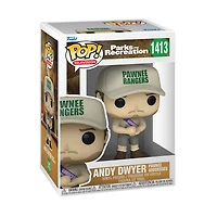 Funko POP! Television: Parks and Recreation Andy Dwyer (Pawnee Rangers) 4-in Vinyl Figure