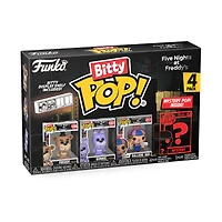 Funko Bitty POP! Five Nights at Freddy's 0.9-in Vinyl Figure Set 4-Pack (Freddy, Bonnie, Balloon Boy