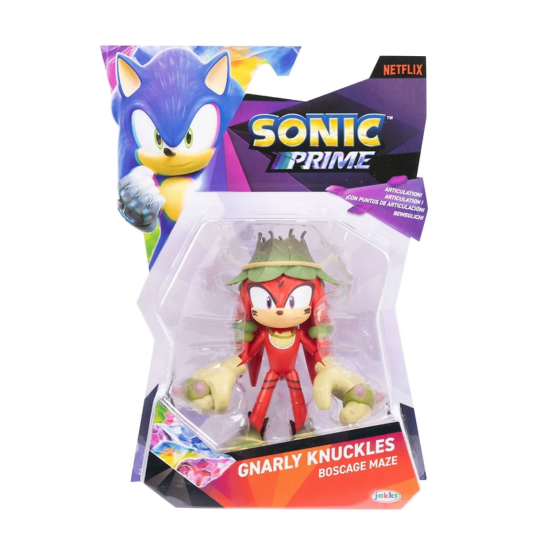 Jakks Pacific Sonic Prime Knuckles The Dread 5-in Articulated Action Figure