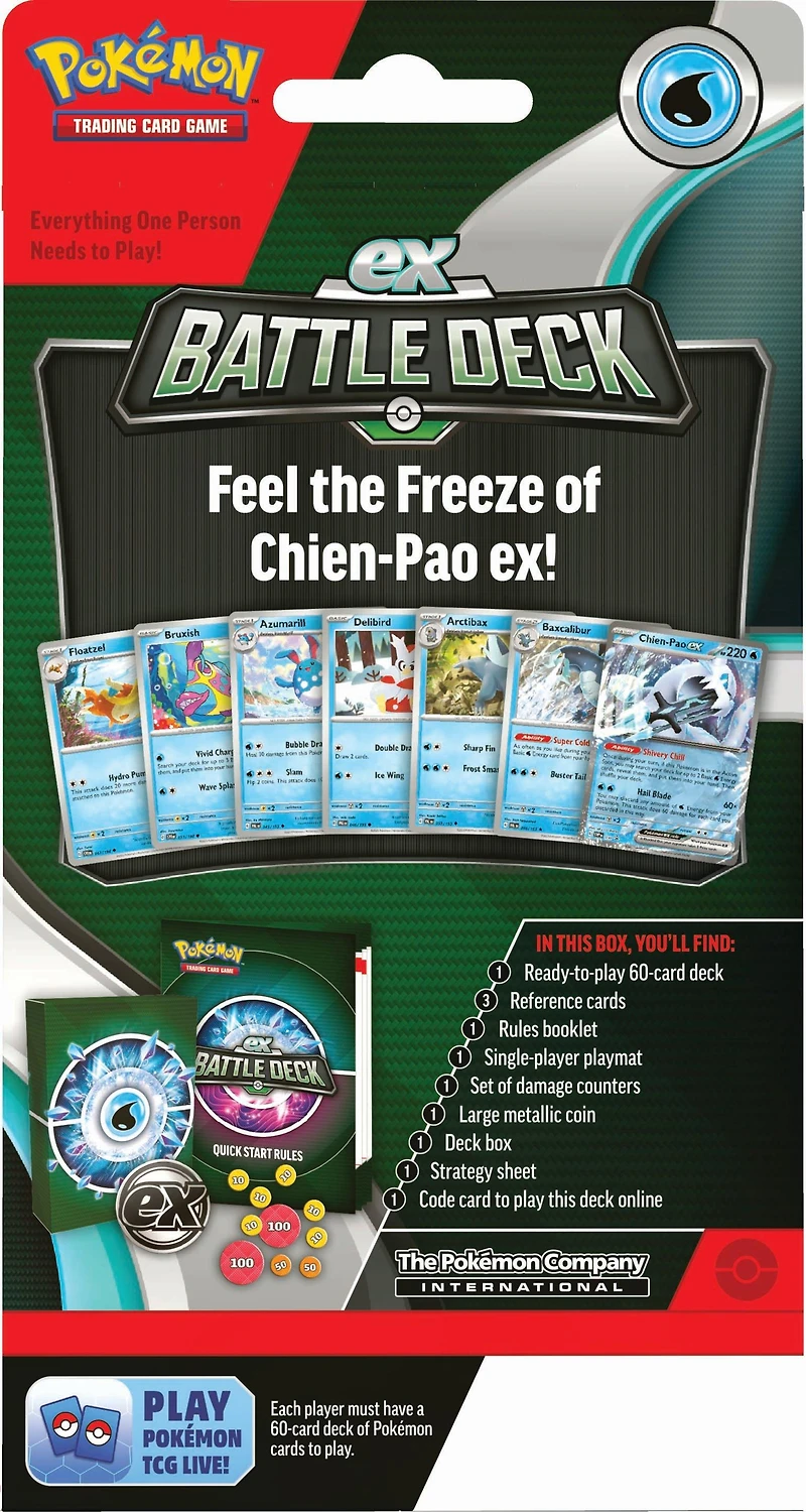 Pokemon Trading Card Game: Chien-Pao ex OR Tinkaton ex Battle Deck (Styles May Vary