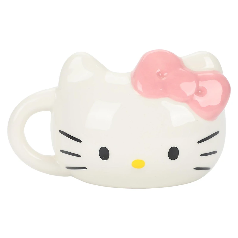 Hello Kitty Pink Ribbon 16oz Sculpted Coffee Mug