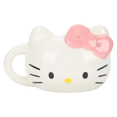 Hello Kitty Pink Ribbon 16oz Sculpted Coffee Mug