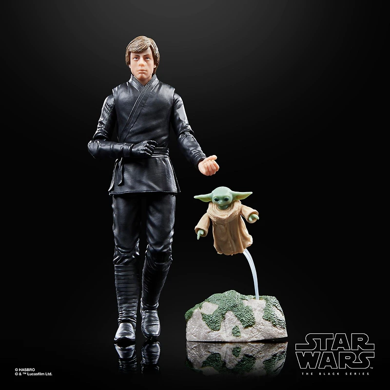 Hasbro Star Wars The Black Series Star Wars: The Book of Boba Fett Luke Skywalker and Grogu 6-in Action Figure Set 2-Pack