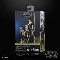 Hasbro Star Wars The Black Series Star Wars: The Book of Boba Fett Luke Skywalker and Grogu 6-in Action Figure Set 2-Pack