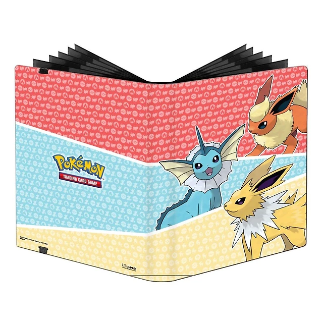 pokemon card binder eevee Ultra Pro Pokemon Eevee Evolution (Generation 1) 9-Pocket PRO Card Binder