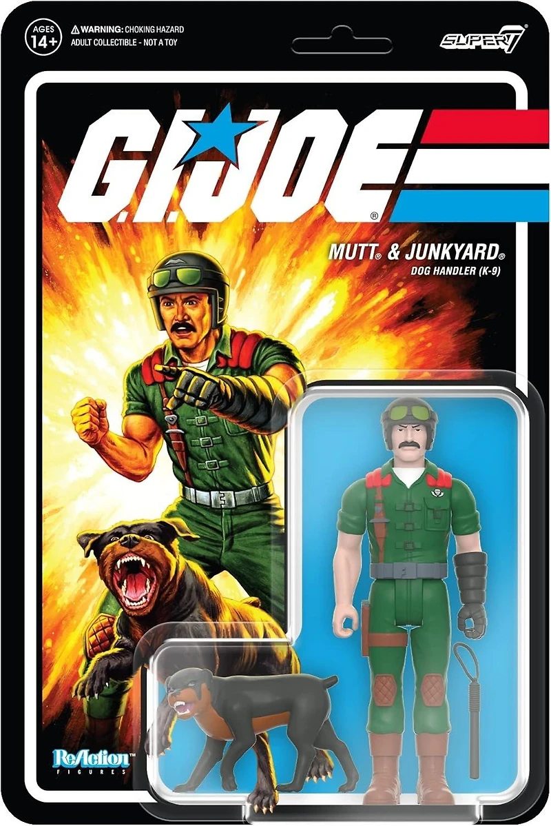 Super7 G.I. Joe Mutt and Junkyard (ReAction Figures) 3.75-in Action Figure