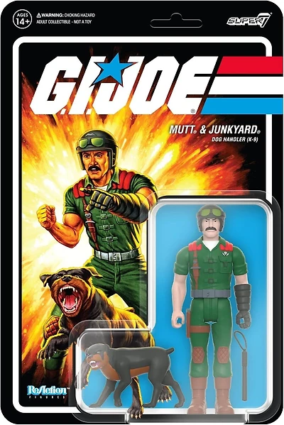 Super7 G.I. Joe Mutt and Junkyard (ReAction Figures) 3.75-in Action Figure