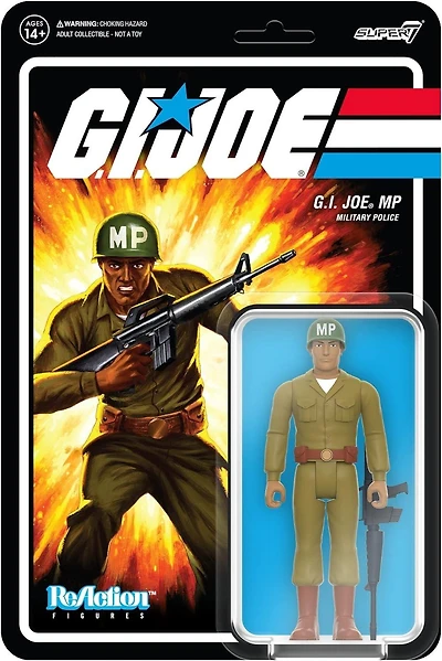Super7 G.I. Joe MP Clean Shaven (Brown) (ReAction Figures) 3.75-in Action Figure
