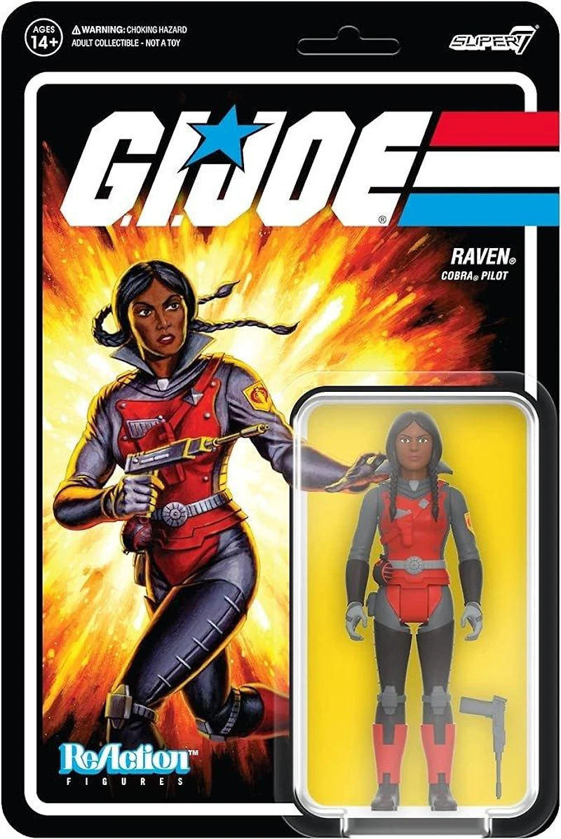 Super7 G.I. Joe Raven (ReAction Figures) 3.75-in Action Figure