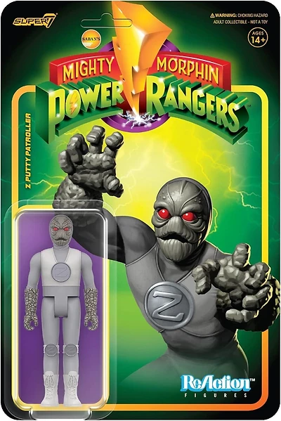 Super7 Mighty Morphin Power Rangers Z Putty Patroller (ReAction Figure) 3.75-in Action Figure