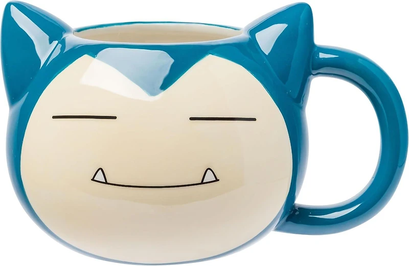 Pokemon Snorlax Face Ceramic 3D Sculpted Mug