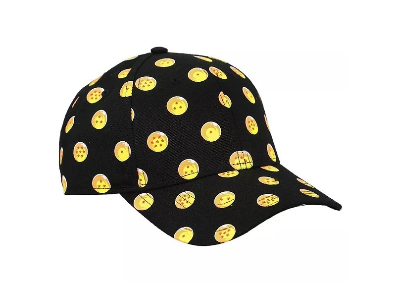 Dragon Ball Z Ball Pattern Structured Adjustment Baseball Cap