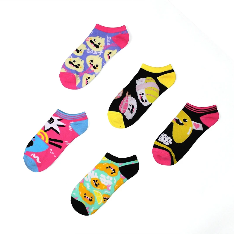 Geeknet Japanese Yum Yums Ankle Socks 5-Pack GameStop Exclusive