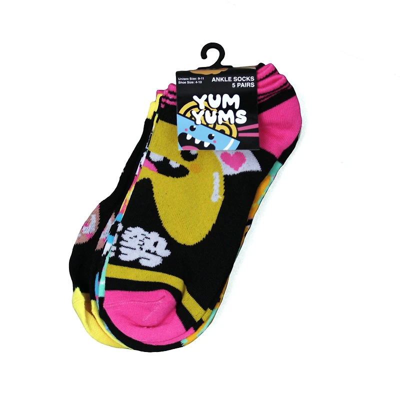 Geeknet Japanese Yum Yums Ankle Socks 5-Pack GameStop Exclusive