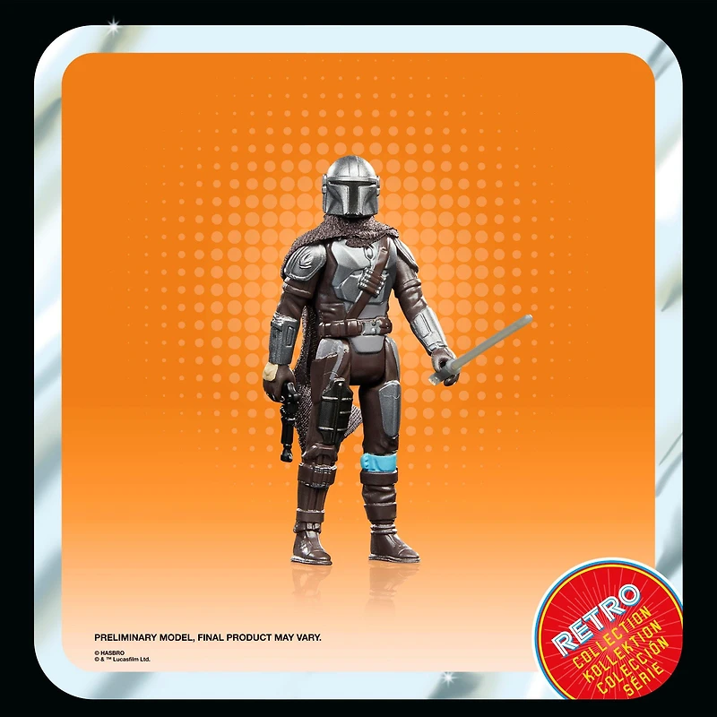 Hasbro Star Wars Retro Collection Star Wars: The Book of Boba Fett Mandalorian 3.75-in Figure