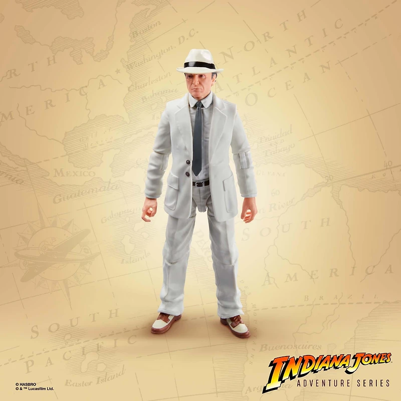 Hasbro Indiana Jones Adventure Series Marcus Brody and Rene Belloq (Ark Showdown) 6-in Action Figure Set 2-Pack