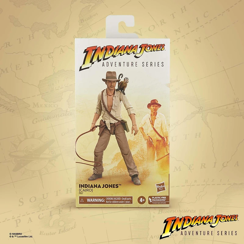 Hasbro Indiana Jones Adventure Series Indiana Jones (Cairo) 6-in Action Figure (Build an Artifact