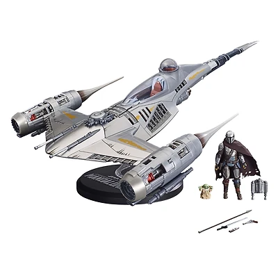 Hasbro Star Wars: The Vintage Collection The Mandalorian’s N-1 Starfighter and Madalorian 3.75-in Action Figure 2-Pack Set