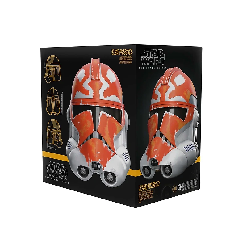 Hasbro Star Wars: The Black Series Star Wars: The Clone Wars 332nd Ahsoka’s Clone Trooper Premium Electronic Helmet