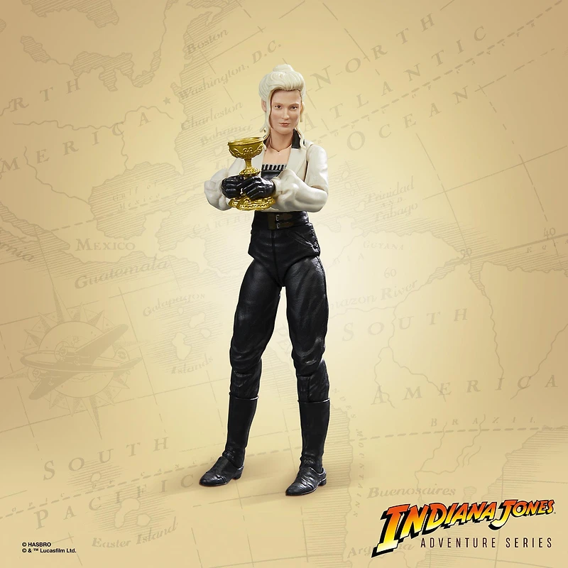 Hasbro Indiana Jones Adventure Series Indiana Jones and the Last Crusade Dr. Elsa Schneider (Build an Artifact) 6-in Action Figure