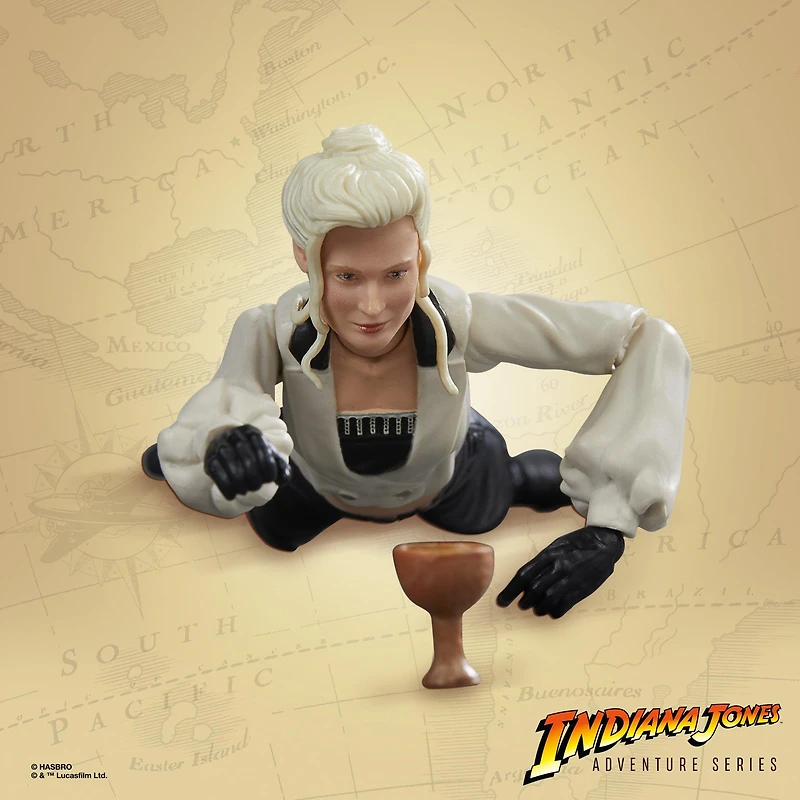Hasbro Indiana Jones Adventure Series Indiana Jones and the Last Crusade Dr. Elsa Schneider (Build an Artifact) 6-in Action Figure