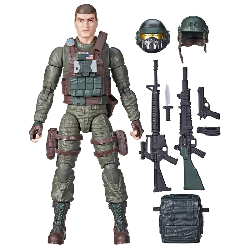 Hasbro G.I. Joe Classified Series Robert (Grunt) Graves 6-in Scale Action Figure