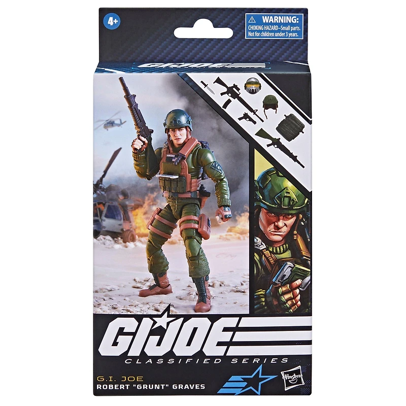Hasbro G.I. Joe Classified Series Robert (Grunt) Graves 6-in Scale Action Figure