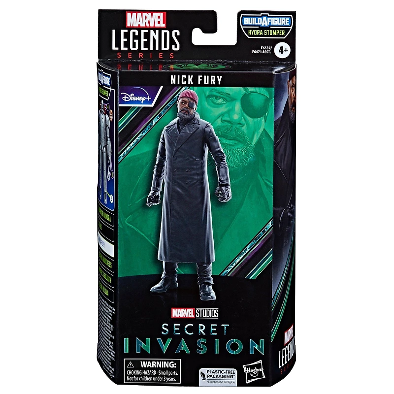 Hasbro Marvel Legends Series Marvel Studios Secret Invasion Nick Fury 6-in Action Figure (Build A Figure - Hydra Stomper)