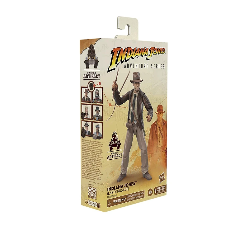 Hasbro Indiana Jones Adventure Series Indiana Jones and the Last Crusade Indiana Jones (Build an Artifact) 6-in Action Figure