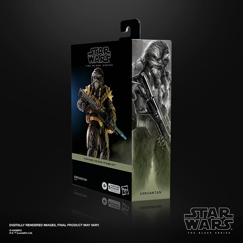 Hasbro Star Wars The Black Series Star Wars: The Book of Boba Fett Krrsantan 6-in Action Figure